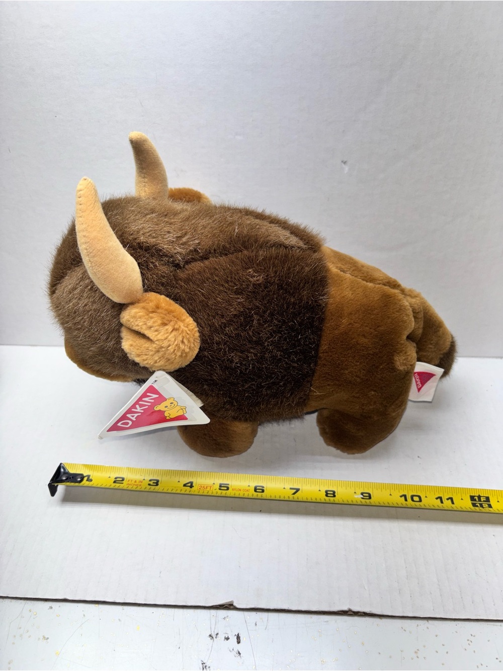 Vintage 13" Dakin Brown Stuffed
Buffalo Realistic Plush Toy
Animal